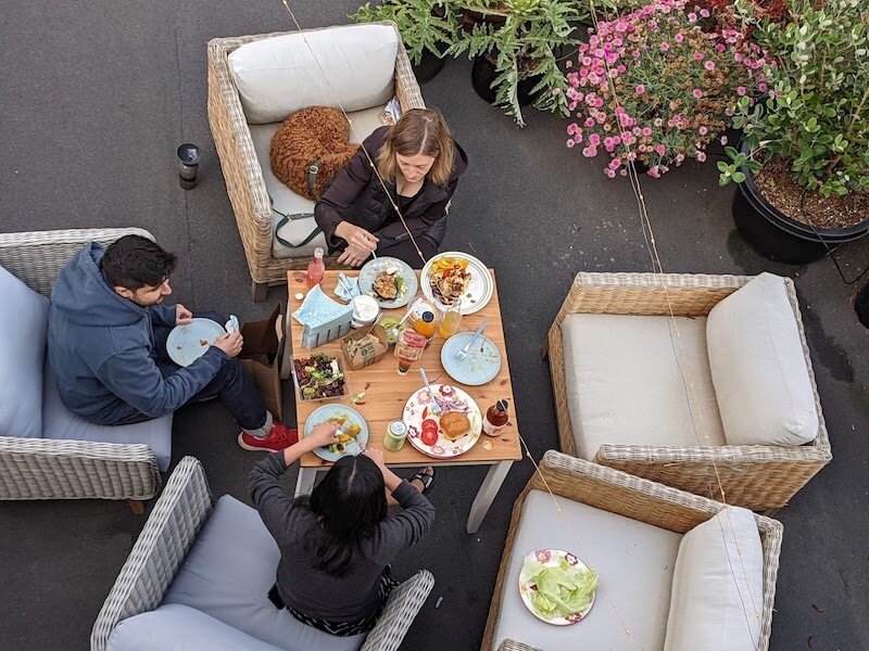 Red Fog, White Fog, Blue Fog